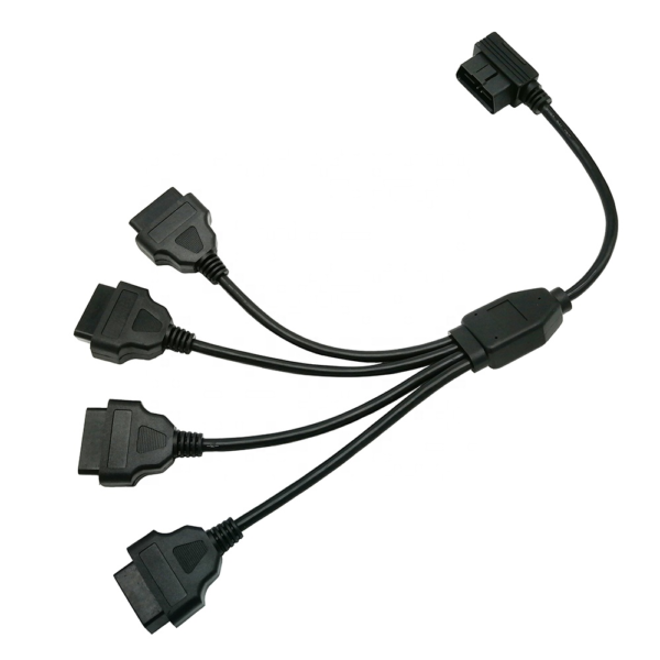 OBD Y extened cable male to 4 * female