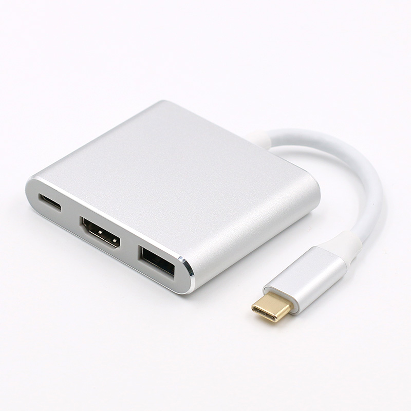 USB3.1 Type-c to VGA female + USB3.0 female adapter