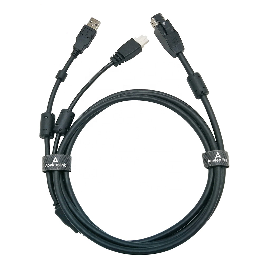 5V powered usb cable male to usb A & 3Pin terminal cable