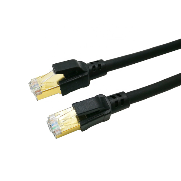 Cat8  Double Shielded 26 AWG Industrial Ethernet Cable