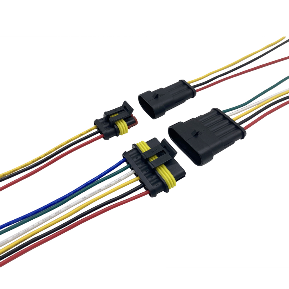 2/3/4/5/6 Pin Way Electrical Connector Automotive Wire harness