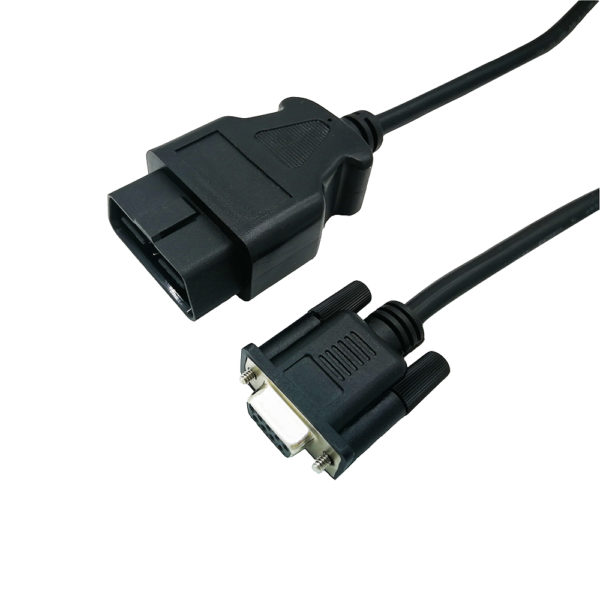 24V OBD II 16pin male to DB9 female Cable