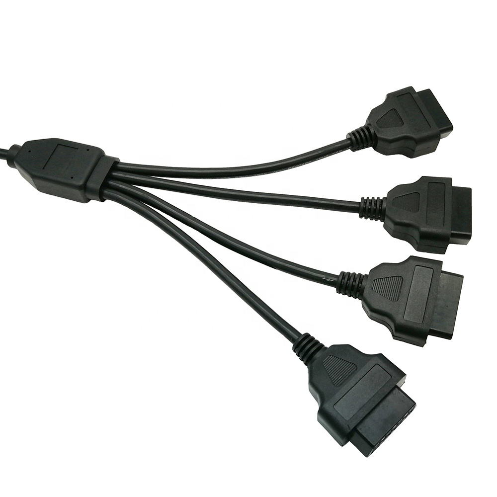 OBD Y extened cable male to 4 * female