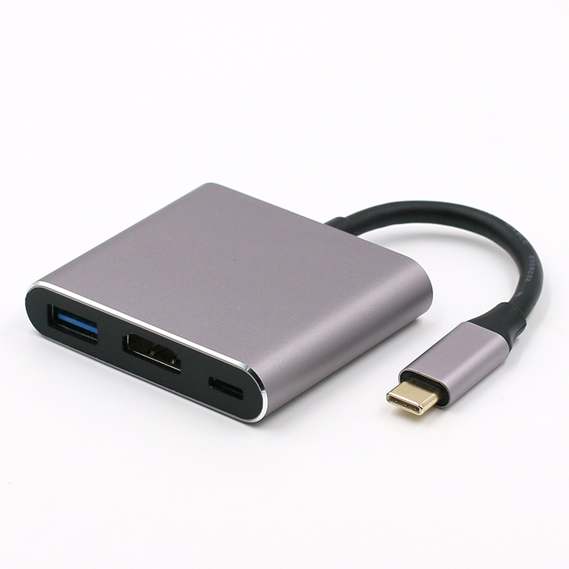 USB3.1 Type-c to VGA female + USB3.0 female adapter