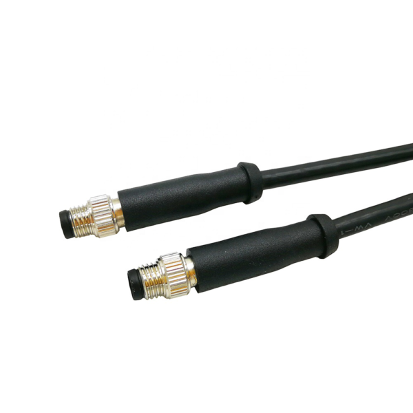 M8 circular connector cable 6pin male to male